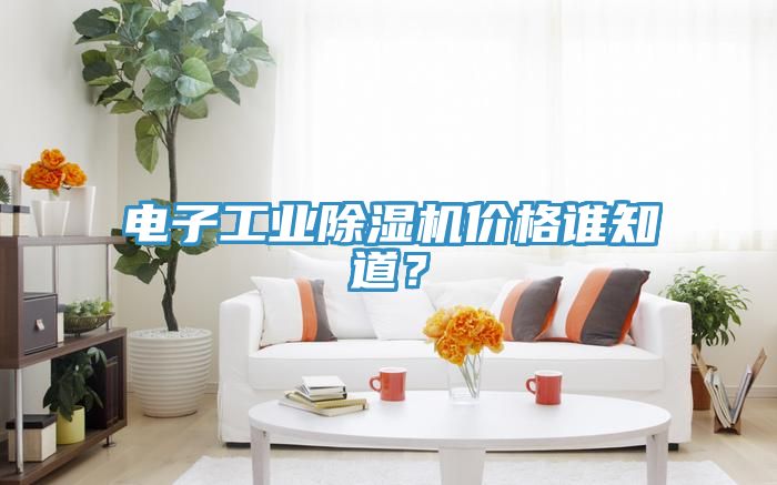電子工業(yè)除濕機價格誰知道？