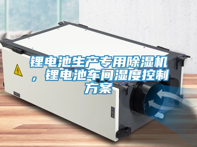 鋰電池生產(chǎn)專用除濕機(jī)，鋰電池車間濕度控制方案
