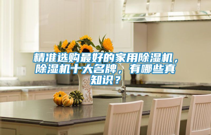 精準(zhǔn)選購(gòu)最好的家用除濕機(jī)，除濕機(jī)十大名牌，有哪些真知識(shí)？