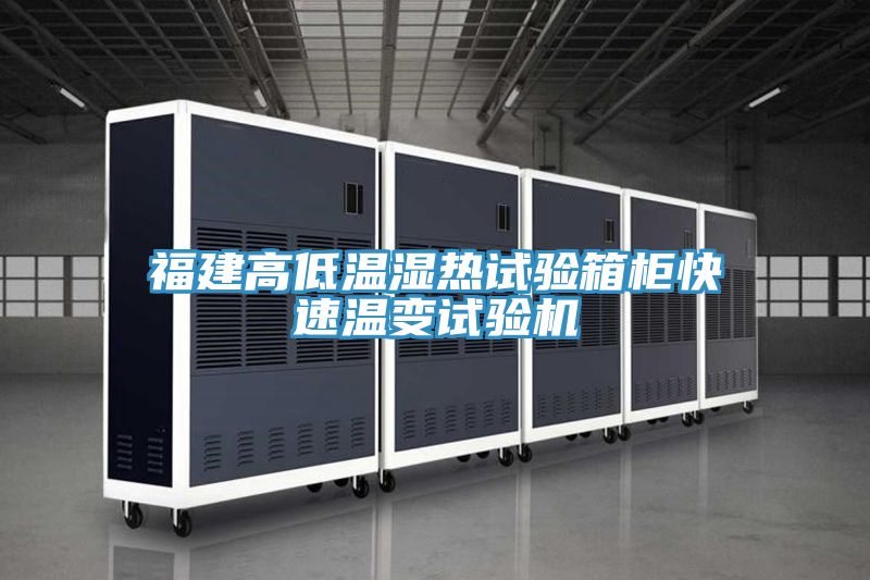 福建高低溫濕熱試驗箱柜快速溫變試驗機(jī)