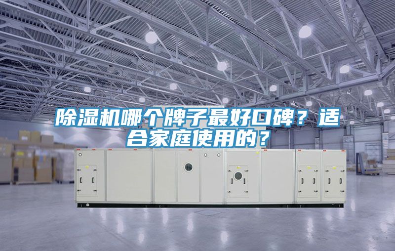 除濕機哪個牌子最好口碑？適合家庭使用的？