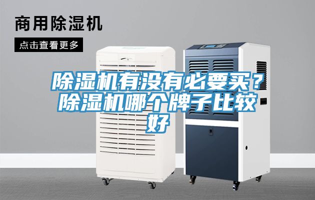 除濕機(jī)有沒有必要買？除濕機(jī)哪個牌子比較好