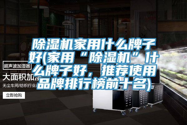 除濕機(jī)家用什么牌子好(家用“除濕機(jī)”什么牌子好，推薦使用品牌排行榜前十名)